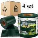 4 x Taśma Ogrodzeniowa 19cm x 35m Osłona Panelowa na Ogrodzenie Płot UV Zielona
