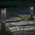 88x Lampa Ogrodowa Solarna Wbijana Słupek 71cm Dekoracyjna Pochodnia Latarnia 2szt.