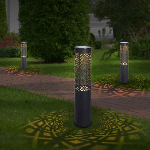 88x Lampa Ogrodowa Solarna Wbijana Słupek 71cm Dekoracyjna Pochodnia Latarnia 2szt.