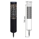88x Lampa Ogrodowa Solarna Wbijana Słupek 71cm Dekoracyjna Pochodnia Latarnia 2szt.