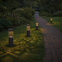 88x Lampa Ogrodowa Solarna Wbijana Słupek 71cm Dekoracyjna Pochodnia Latarnia 2szt.