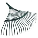 Grabie do Liści Trawy Wachlarzowe 42cm Ogrodowe z Trzonkiem Drewnianym 120cm