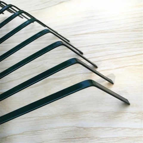 Grabie do Liści Trawy Wachlarzowe 42cm Ogrodowe z Trzonkiem Drewnianym 120cm