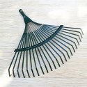 Grabie do Liści Trawy Wachlarzowe 42cm Ogrodowe z Trzonkiem Drewnianym 120cm