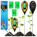 Kwasomierz Tester Gleby Ziemi Podłoża Ph Ziemi 4w1 Miernik Temperatura