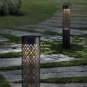 Lampa Ogrodowa Solarna Wbijana Słupek 71cm Dekoracyjna Pochodnia Latarnia 2szt.