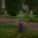 Lampa Ogrodowa Solarna Wbijana Słupek 71cm Dekoracyjna Pochodnia Latarnia 2szt.