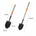 Łopata Szpadel Ogrodowa Teleskopowa 80-110 cm do Ogrodu Sztychówka Składana