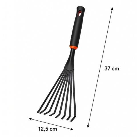 Miotło Grabki Ogrodnicze 37cm Grabki Wachlarzowe Pazurki Ogrodowe Grabie