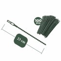 Opaski Ogrodowe 100szt Zaciskowe do Spinania Roślin Kwiatów Regulowane 23cm