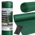 Siatka Cieniująca 1,5x50m 180G Maskująca Osłona Ogrodzenie Płot 100 Opasek