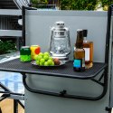 Stolik Balkonowy Składany Wiszący Stół na Balkon Taras Regulowany 30kg