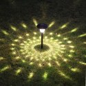 Zestaw Lamp Lampa Ogrodoa Solarna Wbijana Wodoodporne 42cm Zewnętrzna 6szt.