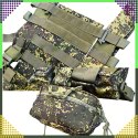 Kamizelka Taktyczna Wosjkowa Ochronna Molle Lekka Airsoft Zasobnik Asg