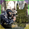 Kamizelka Taktyczna Wosjkowa Ochronna Molle Lekka Airsoft Zasobnik Asg