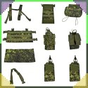 Kamizelka Taktyczna Wosjkowa Ochronna Molle Lekka Airsoft Zasobnik Asg