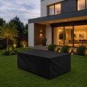 Pokrowiec Plandeka na Meble Ogrodowe Wodoodporny Stół Cateringowy 215x135x75
