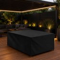 Pokrowiec Plandeka na Meble Ogrodowe Wodoodporny Stół Cateringowy 215x135x75