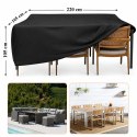 Pokrowiec Plandeka na Meble Ogrodowe Wodoodporny Stół Cateringowy 220x105x105