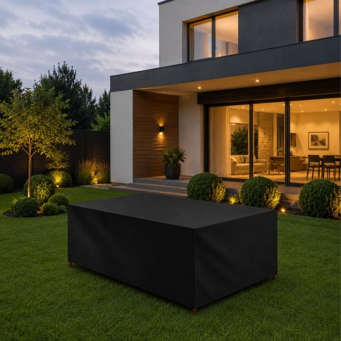 Pokrowiec Plandeka na Meble Ogrodowe Wodoodporny Stół Cateringowy 245x160x100