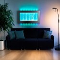 Wisząca Ściana Ścianka Wodna Bąbelkowa Fontanna LED RGB Kolory 95x55x11,5cm