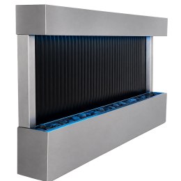 Wisząca Ściana Ścianka Wodna Fontanna Kaskadowa LED RGB Kolory 120x60x13cm