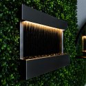 Wisząca Ściana Ścianka Wodna Fontanna Kaskadowa LED RGB Kolory 120x60x13cm