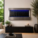 Wisząca Ściana Ścianka Wodna Fontanna Kaskadowa LED RGB Kolory 120x60x13cm