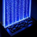 Wolnostojąca Ściana Ścianka Wodna Bąbelkowa Fontanna LED RGB Kolory 150x39x26cm