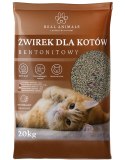 60x Żwirek Bentonitowy dla Kota Naturalny 20 kg Zbrylający Bezpyłowy Ultrachłonny