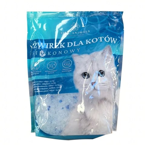 8x Żwirek Silikonowy dla Kota do Kuwety 1,5 kg Niezbrylający Bezpyłowy Wydajny
