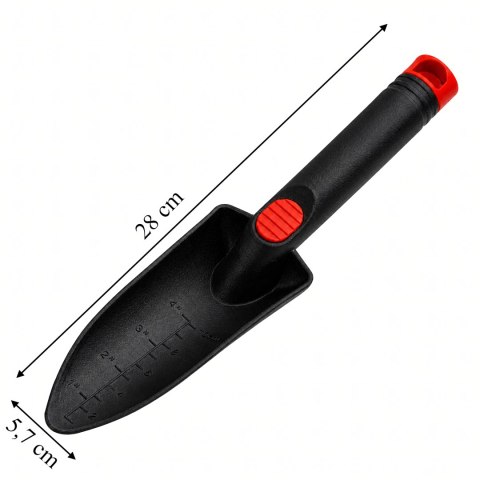 Łopatka Ogrodowa Plastikowa Wąska do Przesadzania Sadzenia Roślin 28cm