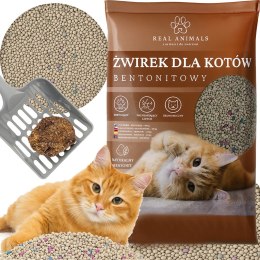 Żwirek Bentonitowy Kota Naturalny 20 kg Zbrylający Bezpyłowy Ultrachłonny