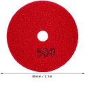 10x Tarcza Diamentowa Polerska 80mm do Szlifowania Gresu Płytek Na Rzep 500