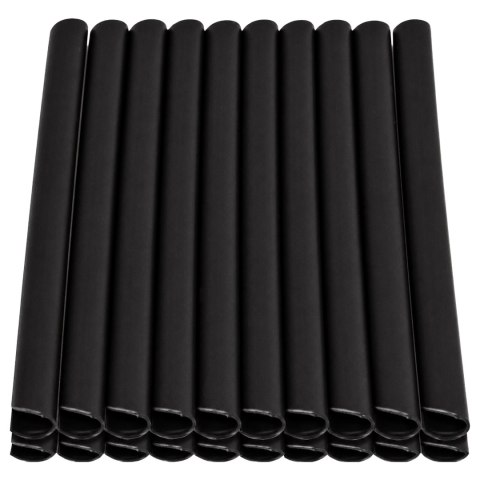50x Klipsy do Taśmy Ogrodzeniowej Zaczepy Montażowe Osłony Czarne 19cm 20 szt