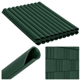 Klipsy do Taśmy Ogrodzeniowej Zaczepy Montażowe Osłony Zielone 19cm 20 szt