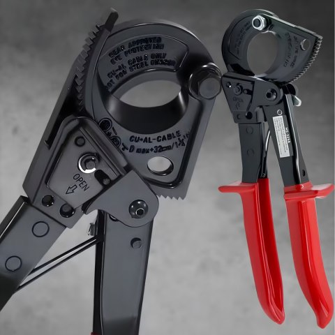 Nożyce Zapadkowe Obcinak Obcinaczki do Kabli Przecinak Izolowane 240 mm2