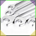 Zestaw Kluczy Płasko-Oczkowych 10 el. Klucze Płaskie Oczkowe Etui 8-24 mm