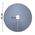 Agrotkanina Ściółkowa Krążek Okrągła do Drzew Sadzonek Chwasty Filcowa 42cm