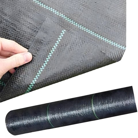 Agrowłóknina 140G 1,6x50m Czarna UV Agrotkanina Mata Antychwastowa