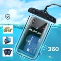 Etui Wodoodporne na Telefon Pieniądze Uniwersalne na Plaże Kajak Sup Ponton
