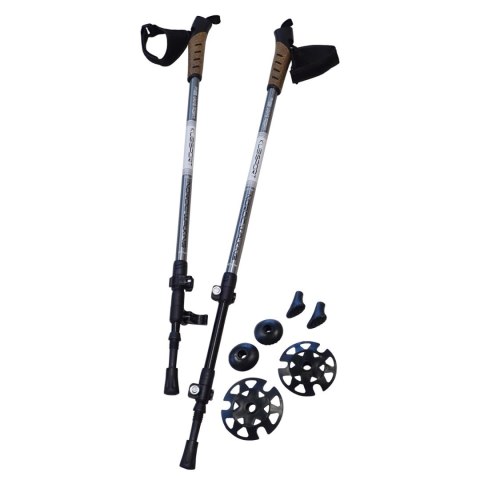 Kije Trekkingowe Regulowane Składane z Szybkozłączką KUBISPORT 72-140 cm