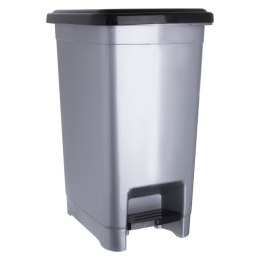 Kosz na Śmieci Plastikowy z Pedałem Wąski 10 L
