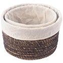 Koszyk do Przechowywania Naturalny 24 x 15 cm ORION Uniwersalny