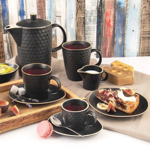 Kubek Ceramiczny Czarny TEA TIME 420 ml ORION Odpowiedni do Zmywarki