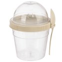 Kubek Pojemnik na Jogurt Musli Lunchbo x 400 ml ORION z Łyżeczką 13,5 cm