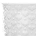 Kubek do Kawy i Herbaty Duży Ceramiczny 580 ml ORION Biały z Serduszkami
