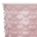 Kubek do Kawy i Herbaty Duży Ceramiczny 580 ml ORION Różowy z Serduszkami