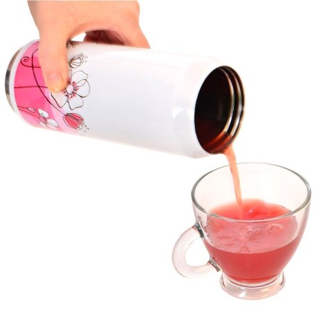 Kubek Termiczny Termos Bidon Dekoracyjny Kwiat Puszka ORION 500 ml