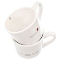 Kubki Ceramiczne Serduszka Dekoracyjne Ozdobne ORION 200 ml 2 szt.